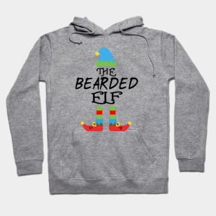 The Bearded Elf Matching Family Group Christmas Party SANTA Hoodie